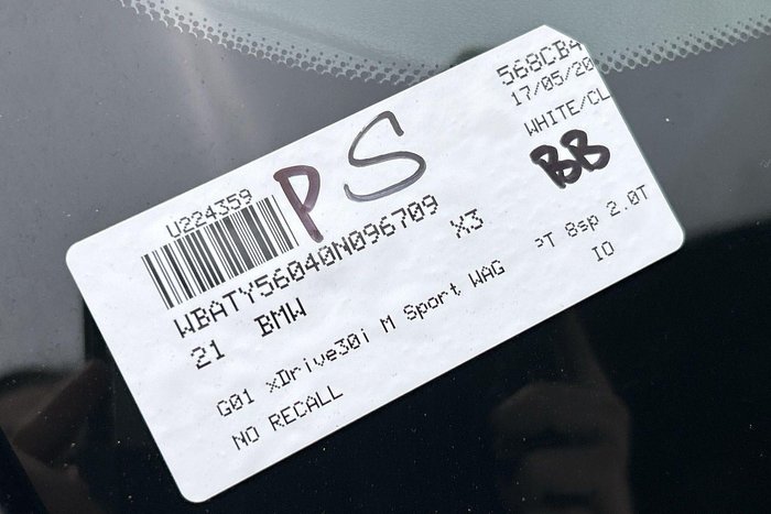 2021 BMW X3 xDrive30i M Sport