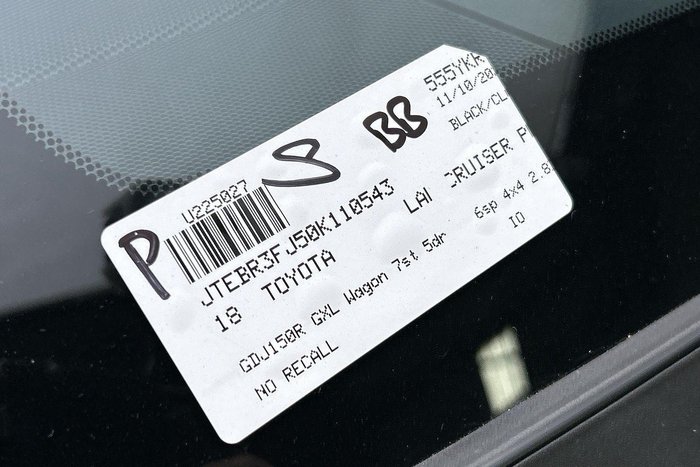 2018 Toyota Landcruiser Prado GXL