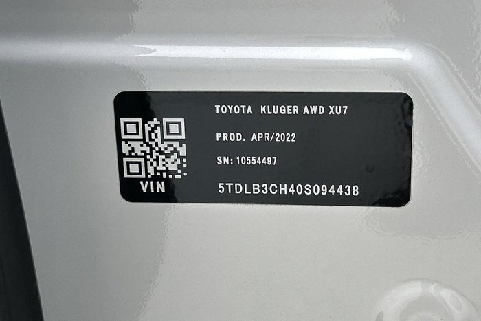 2022 Toyota Kluger Grande