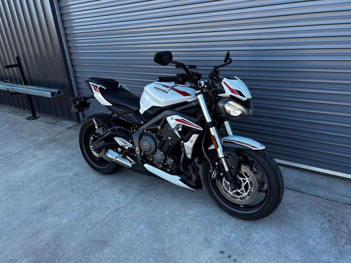 2021 Triumph Street Triple S 660 LAMS Street Triple White