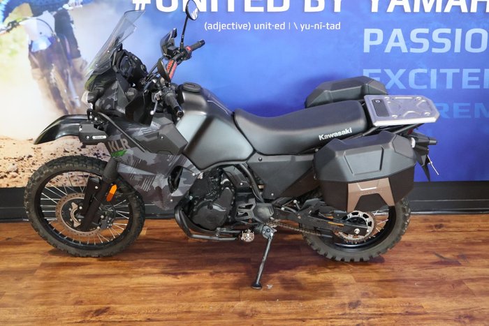 2023 Kawasaki KLR650 ADVENTURE CYPHER CAMO GRAY