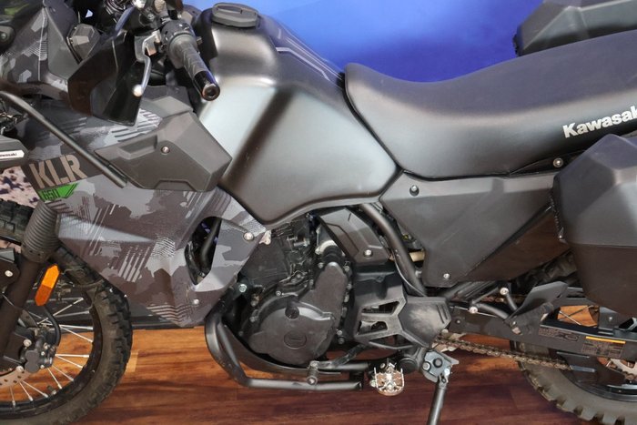 2023 Kawasaki KLR650 ADVENTURE CYPHER CAMO GRAY