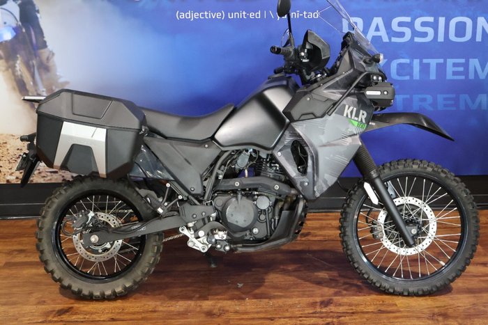 2023 Kawasaki KLR650 ADVENTURE CYPHER CAMO GRAY