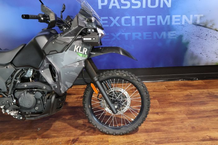 2023 Kawasaki KLR650 ADVENTURE CYPHER CAMO GRAY