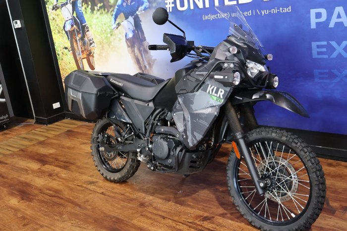 2023 Kawasaki KLR650 ADVENTURE CYPHER CAMO GRAY