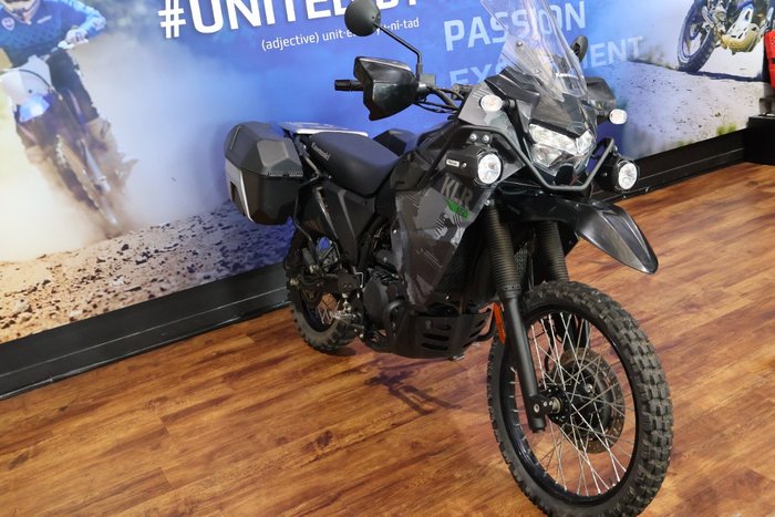 2023 Kawasaki KLR650 ADVENTURE CYPHER CAMO GRAY