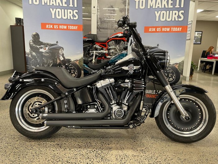 2013 Harley-Davidson Fat Boy Lo 1690 (FLSTFB) Softail Black