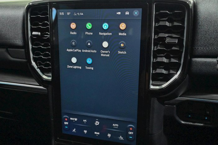 2025 Ford Everest Black Edition MY26.00 4X4 Dual Range Alabaster White