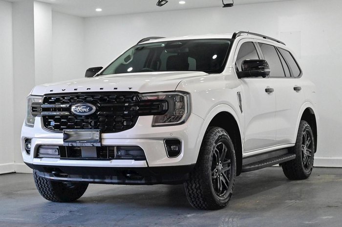 2025 Ford Everest Black Edition MY26.00 4X4 Dual Range Alabaster White