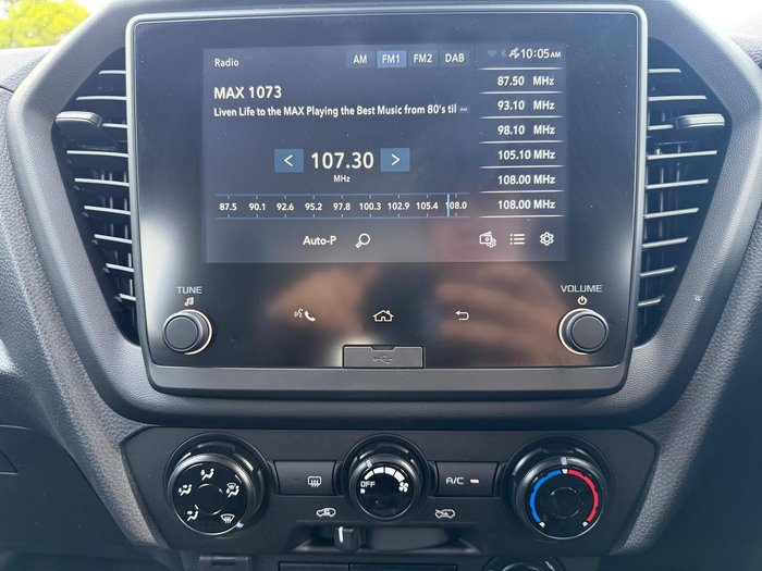 2025 Isuzu D-MAX SX MY25.5 4X4 Dual Range Mineral White