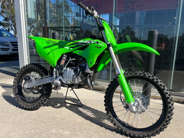 2025 Kawasaki 2025 Kawasaki 112CC KX112 (KX112ASFNN) Motocross GREEN