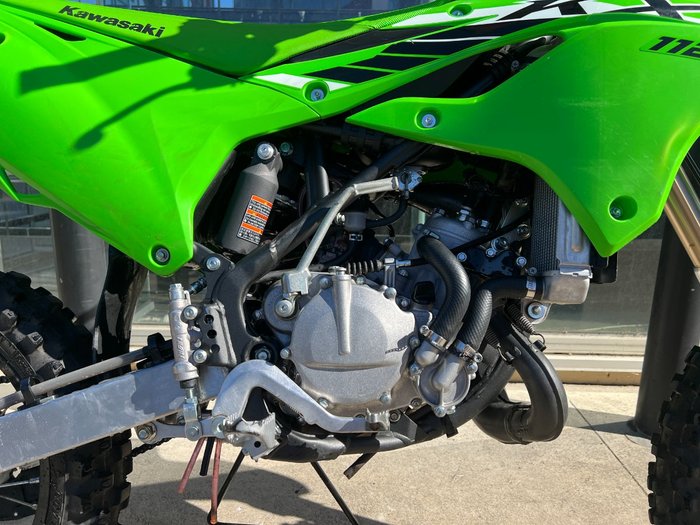 2025 Kawasaki 2025 Kawasaki 112CC KX112 (KX112ASFNN) Motocross GREEN