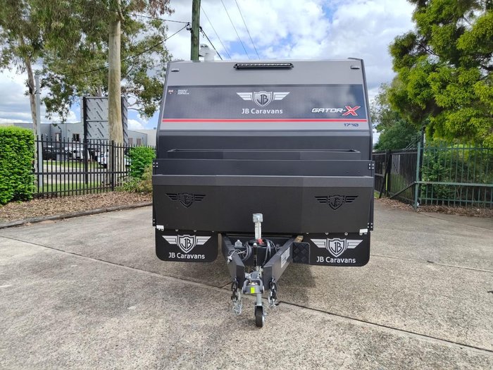 2026 JB Caravans Gator X 17'10 Rear Door L-Shape Lounge