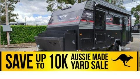 2026 JB Caravans Gator X 17'10 Rear Door L-Shape Lounge