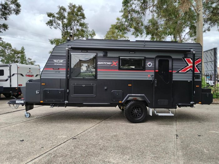 2026 JB Caravans Gator X 17'10 Rear Door L-Shape Lounge