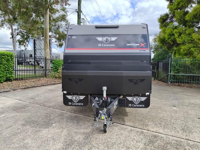 2026 JB Caravans Gator X 17'10 Rear Door L-Shape Lounge