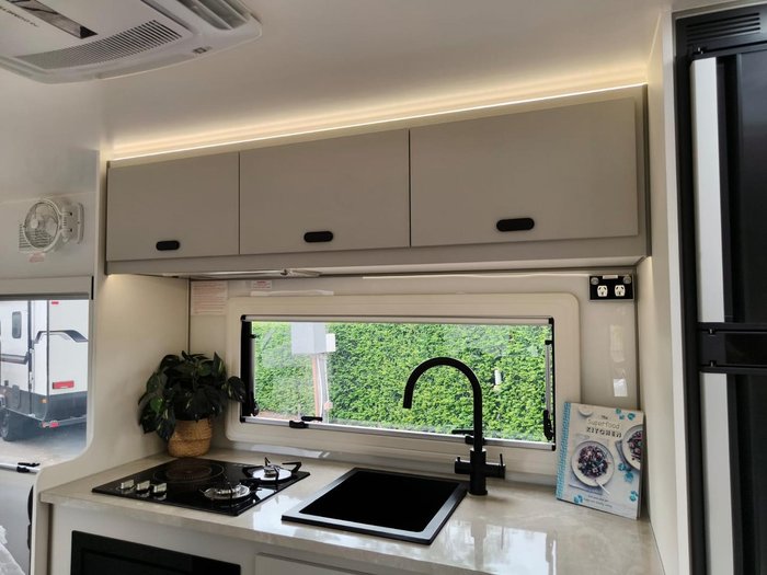 2026 JB Caravans Gator X 17'10 Rear Door L-Shape Lounge