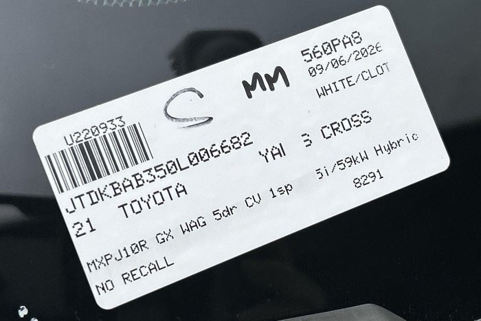 2021 Toyota Yaris Cross GX