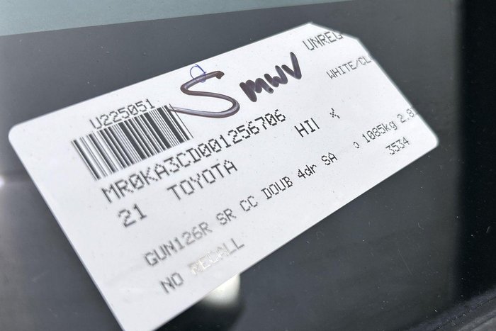 2021 Toyota Hilux SR