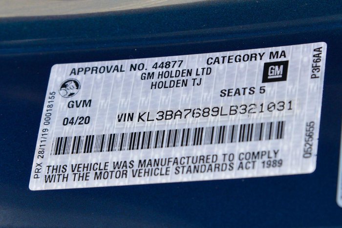 2020 Holden Trax LS
