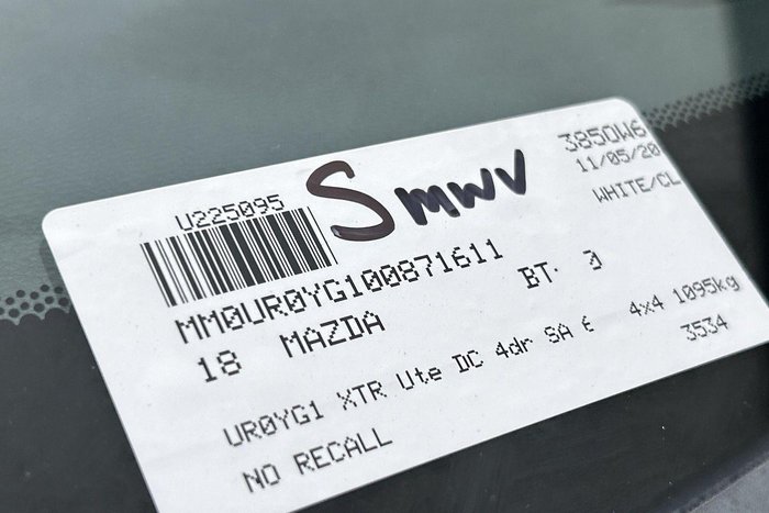 2018 Mazda BT-50 XTR