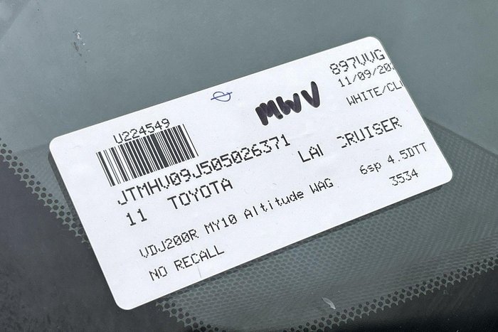 2011 Toyota Landcruiser Altitude