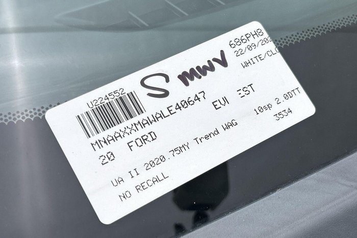 2020 Ford Everest Trend