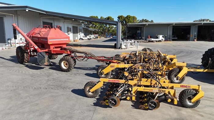 0 Morris 8336 Air Seeder + Serafin Ultisow 12m Disc Seeder 48 Row (Available Together or Separate)