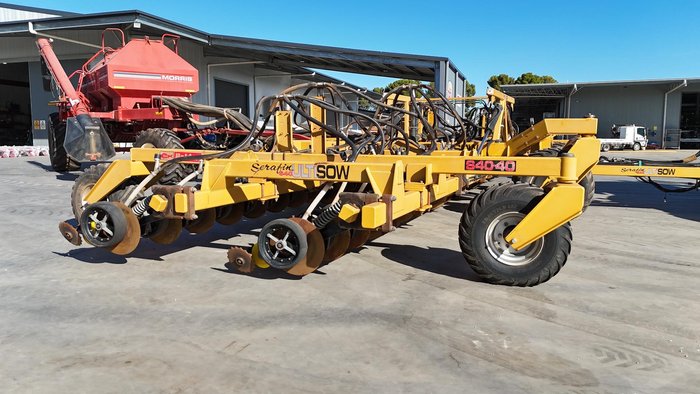 0 Morris 8336 Air Seeder + Serafin Ultisow 12m Disc Seeder 48 Row (Available Together or Separate)