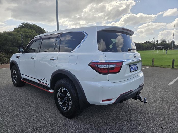 2023 Nissan Patrol Warrior Y62 MY23 4X4 Dual Range Moonstone White