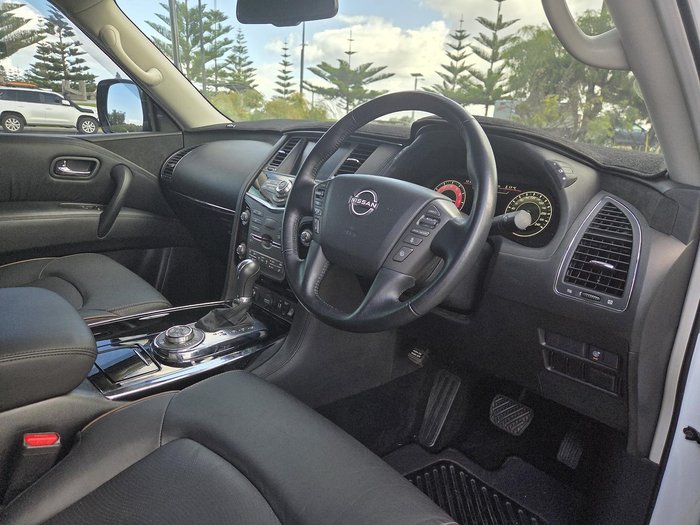 2023 Nissan Patrol Warrior Y62 MY23 4X4 Dual Range Moonstone White