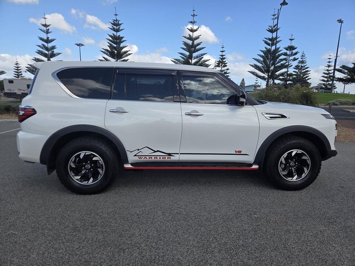 2023 Nissan Patrol Warrior Y62 MY23 4X4 Dual Range Moonstone White