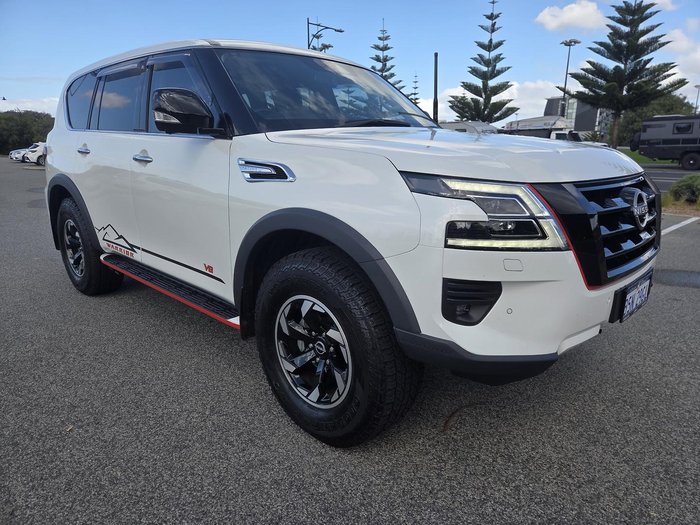 2023 Nissan Patrol Warrior Y62 MY23 4X4 Dual Range Moonstone White