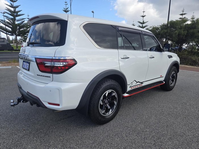 2023 Nissan Patrol Warrior Y62 MY23 4X4 Dual Range Moonstone White