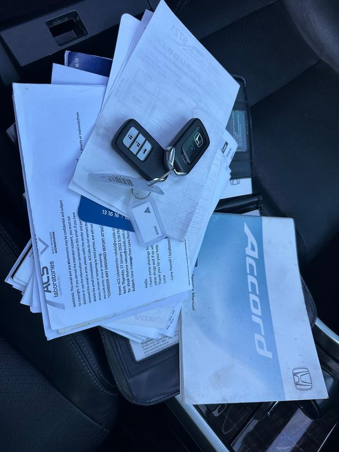 2015 Honda Accord V6L 9th Gen MY15 Carnelian Red