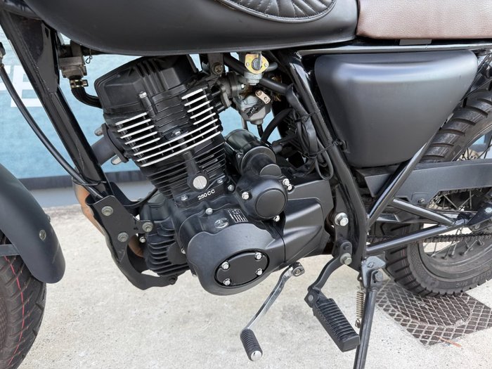 2022 BRAAAP ST-250 CAFE RACER Black