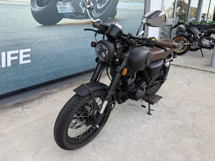 2022 BRAAAP ST-250 CAFE RACER Black