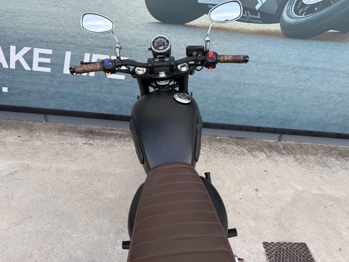 2022 BRAAAP ST-250 CAFE RACER Black