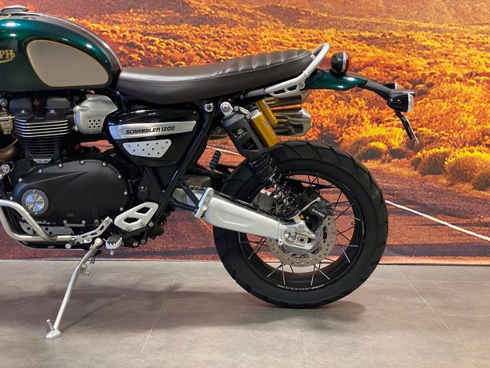 2021 Triumph Scrambler 1200 Steve McQueen Edition Scrambler Green