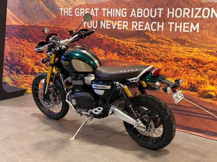 2021 Triumph Scrambler 1200 Steve McQueen Edition Scrambler Green