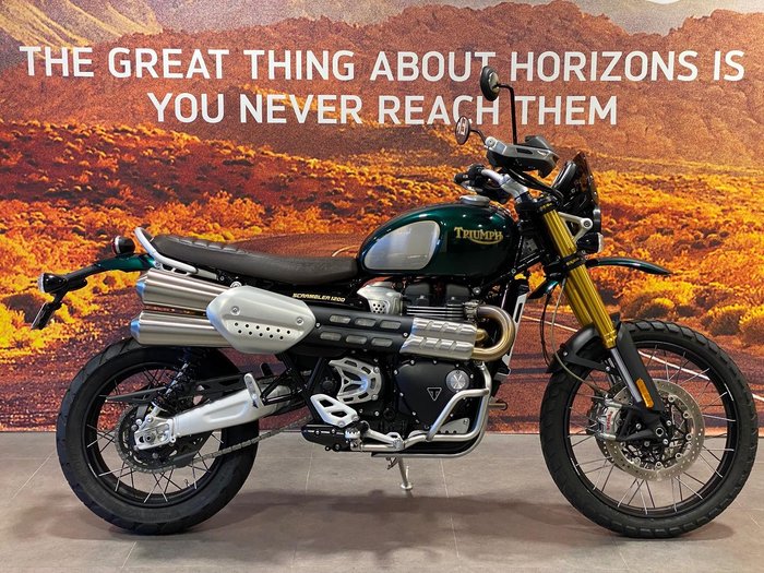 2021 Triumph Scrambler 1200 Steve McQueen Edition Scrambler Green