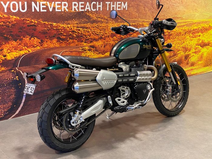 2021 Triumph Scrambler 1200 Steve McQueen Edition Scrambler Green