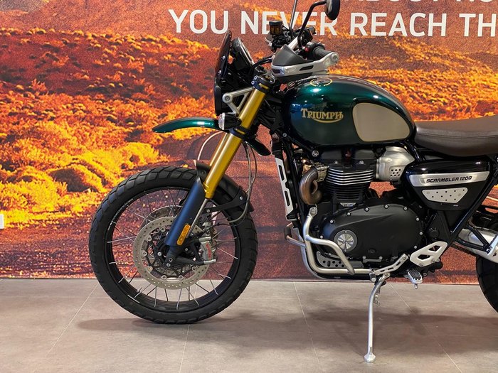 2021 Triumph Scrambler 1200 Steve McQueen Edition Scrambler Green