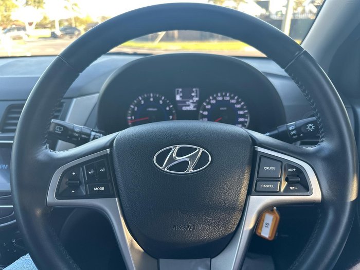 2018 Hyundai Accent Sport RB6 MY18 Chalk White