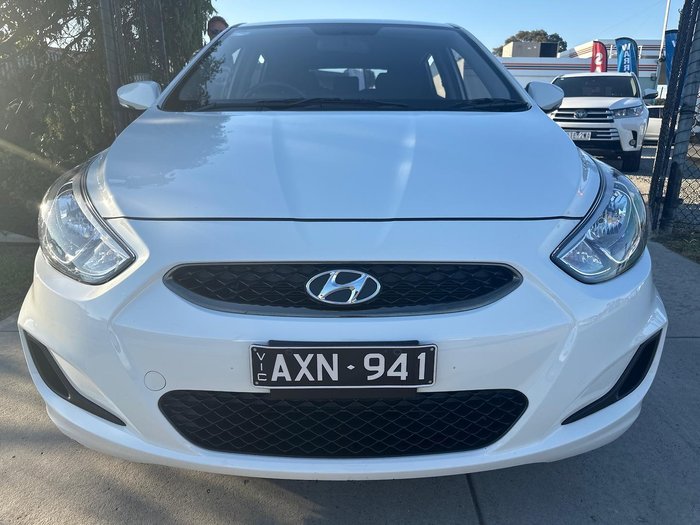 2018 Hyundai Accent Sport RB6 MY18 Chalk White