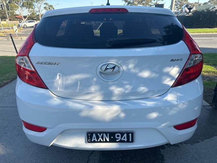2018 Hyundai Accent Sport RB6 MY18 Chalk White
