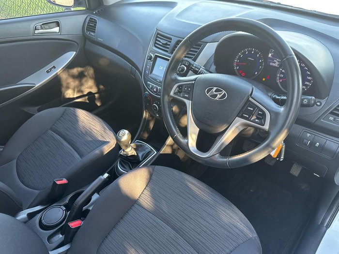 2018 Hyundai Accent Sport RB6 MY18 Chalk White