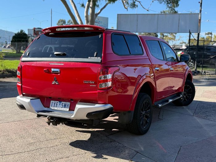 2016 Mitsubishi Triton GLS MQ MY16 4X4 Dual Range Red