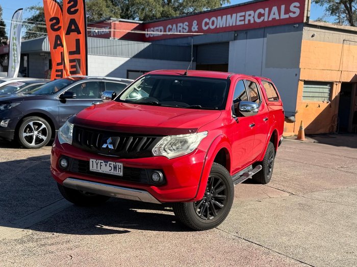 2016 Mitsubishi Triton GLS MQ MY16 4X4 Dual Range Red