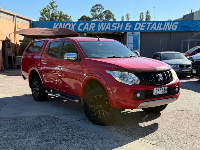 2016 Mitsubishi Triton GLS MQ MY16 4X4 Dual Range Red